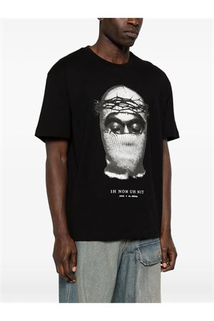 T-shirt Corona Mask in cotone nero IH NOM UH NIT | NUS26275009